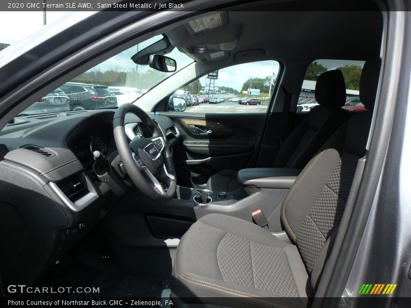 Satin Steel Metallic / Jet Black 2020 GMC Terrain SLE AWD