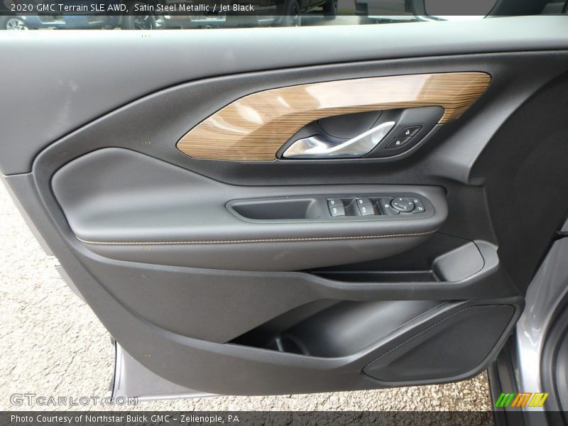 Satin Steel Metallic / Jet Black 2020 GMC Terrain SLE AWD