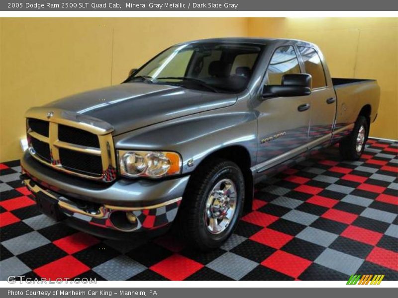 Mineral Gray Metallic / Dark Slate Gray 2005 Dodge Ram 2500 SLT Quad Cab