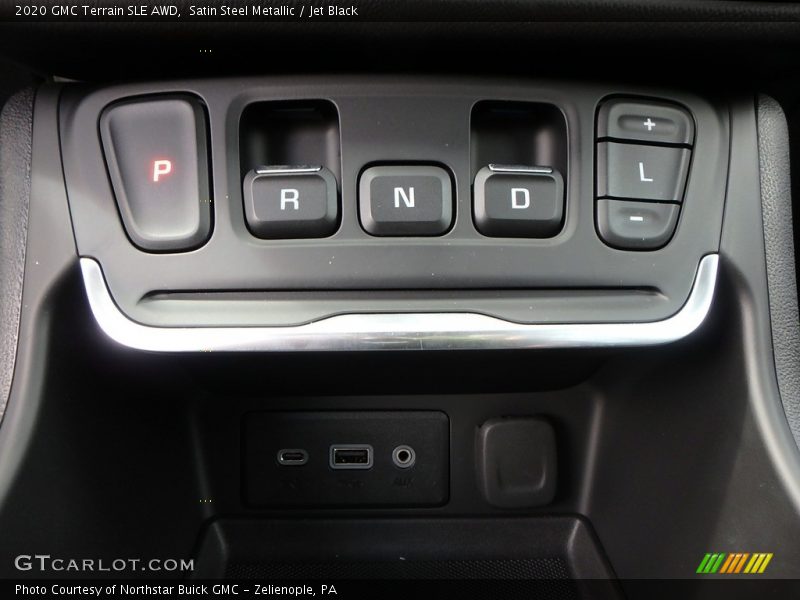 Satin Steel Metallic / Jet Black 2020 GMC Terrain SLE AWD