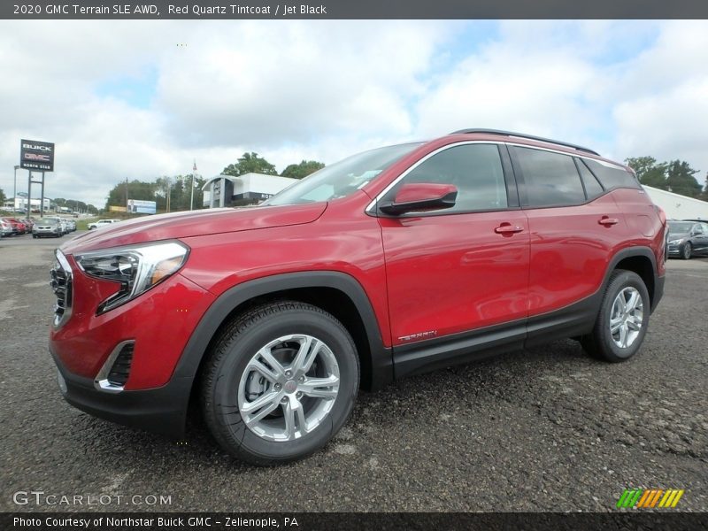 Red Quartz Tintcoat / Jet Black 2020 GMC Terrain SLE AWD