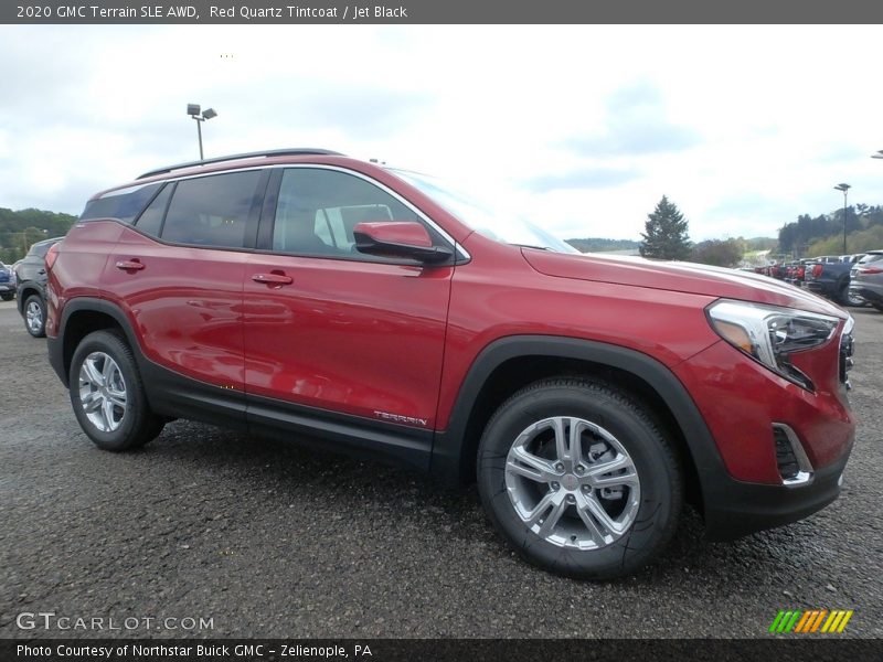 Red Quartz Tintcoat / Jet Black 2020 GMC Terrain SLE AWD