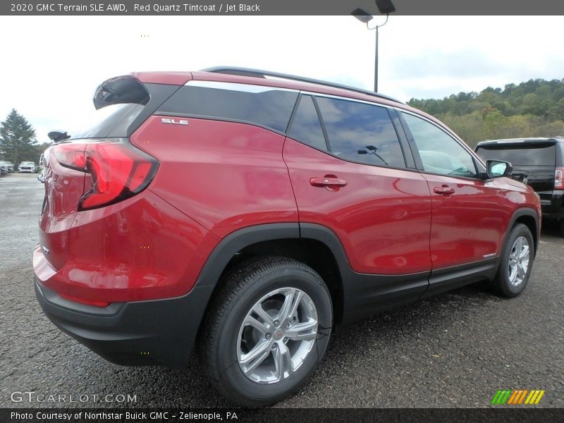 Red Quartz Tintcoat / Jet Black 2020 GMC Terrain SLE AWD