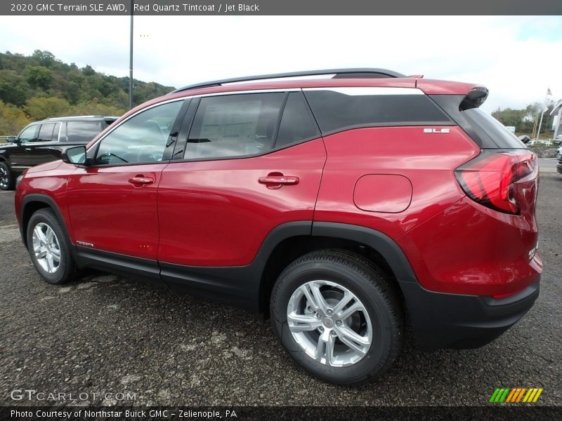 Red Quartz Tintcoat / Jet Black 2020 GMC Terrain SLE AWD
