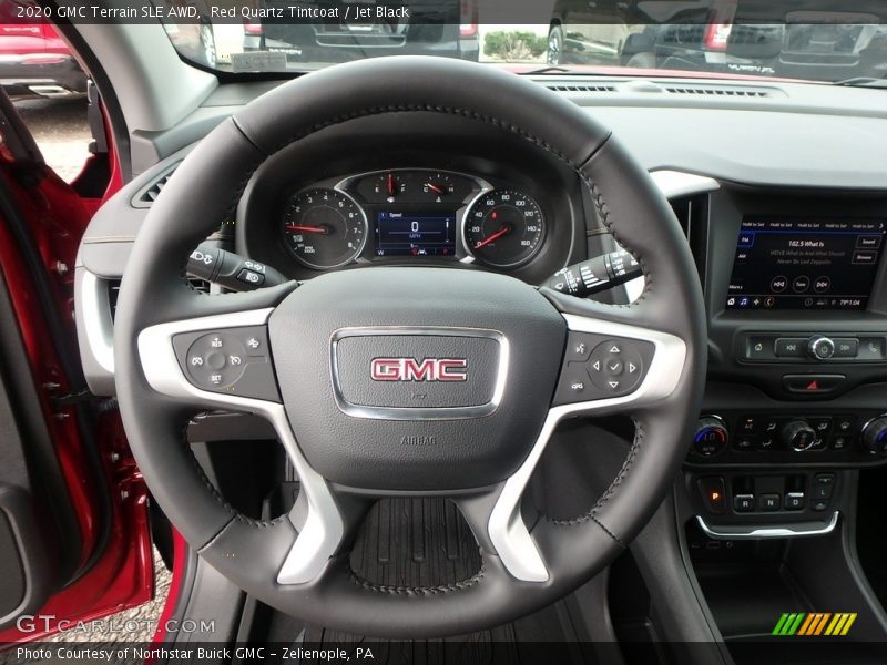 Red Quartz Tintcoat / Jet Black 2020 GMC Terrain SLE AWD