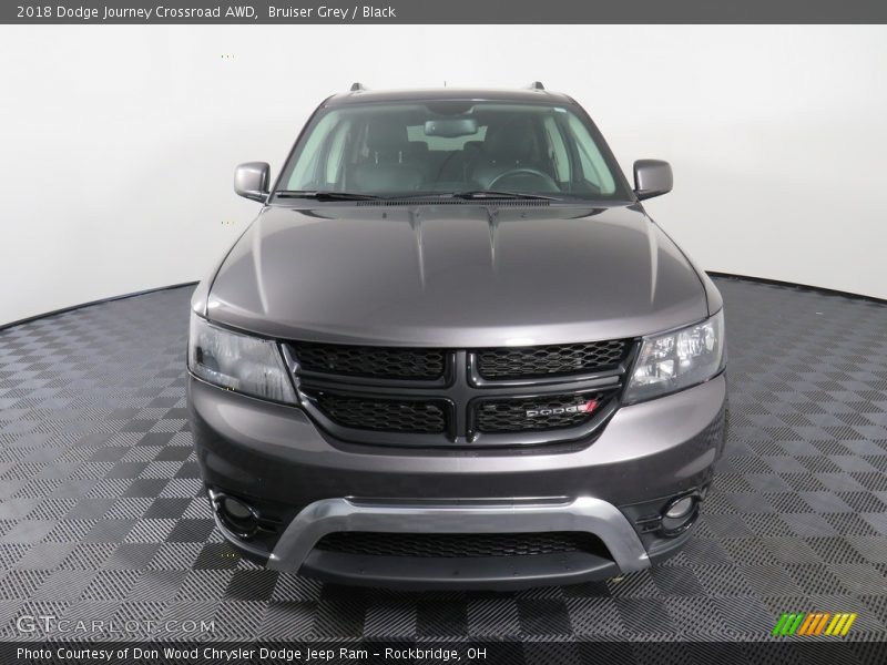 Bruiser Grey / Black 2018 Dodge Journey Crossroad AWD