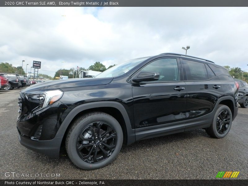 Ebony Twilight Metallic / Jet Black 2020 GMC Terrain SLE AWD