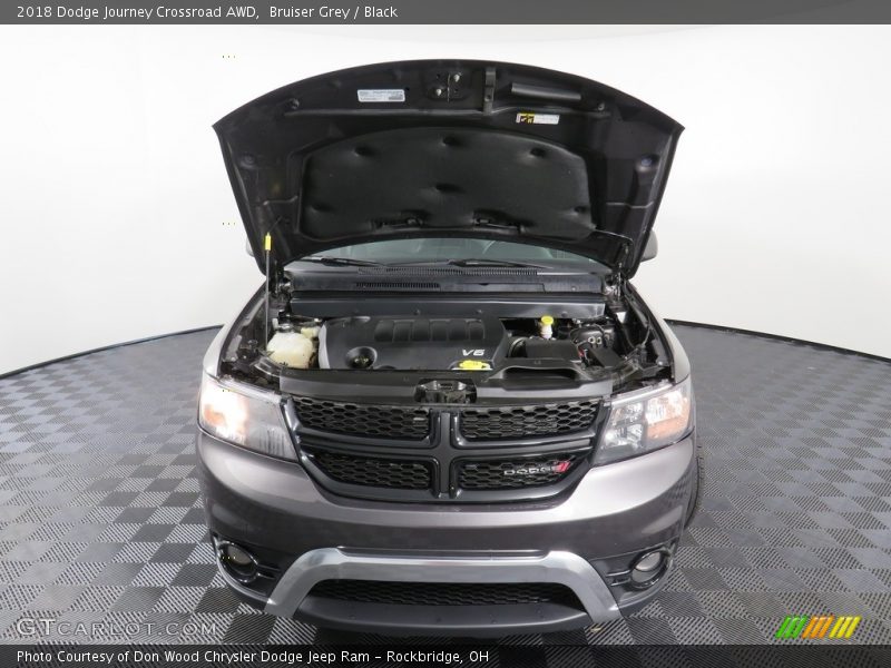 Bruiser Grey / Black 2018 Dodge Journey Crossroad AWD