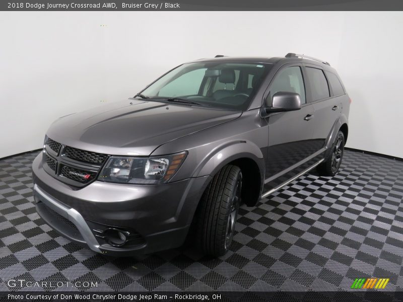 Bruiser Grey / Black 2018 Dodge Journey Crossroad AWD