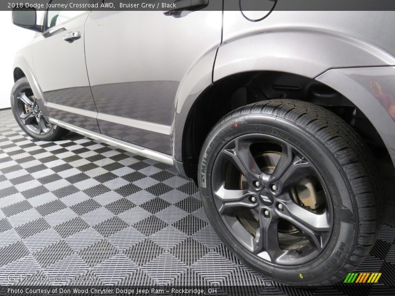 Bruiser Grey / Black 2018 Dodge Journey Crossroad AWD