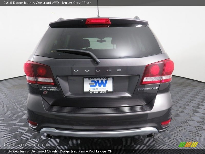 Bruiser Grey / Black 2018 Dodge Journey Crossroad AWD