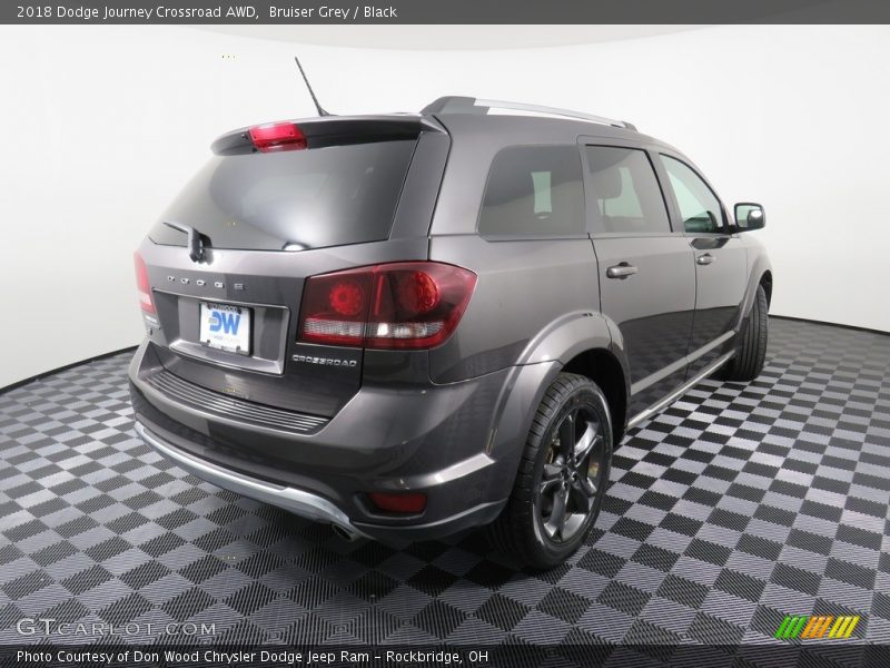 Bruiser Grey / Black 2018 Dodge Journey Crossroad AWD