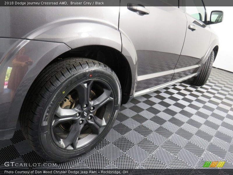 Bruiser Grey / Black 2018 Dodge Journey Crossroad AWD