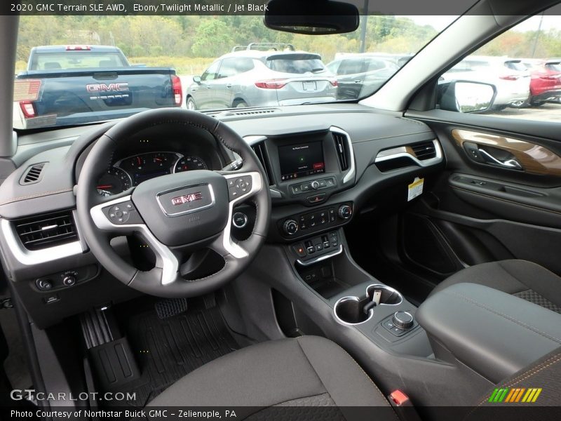 Ebony Twilight Metallic / Jet Black 2020 GMC Terrain SLE AWD