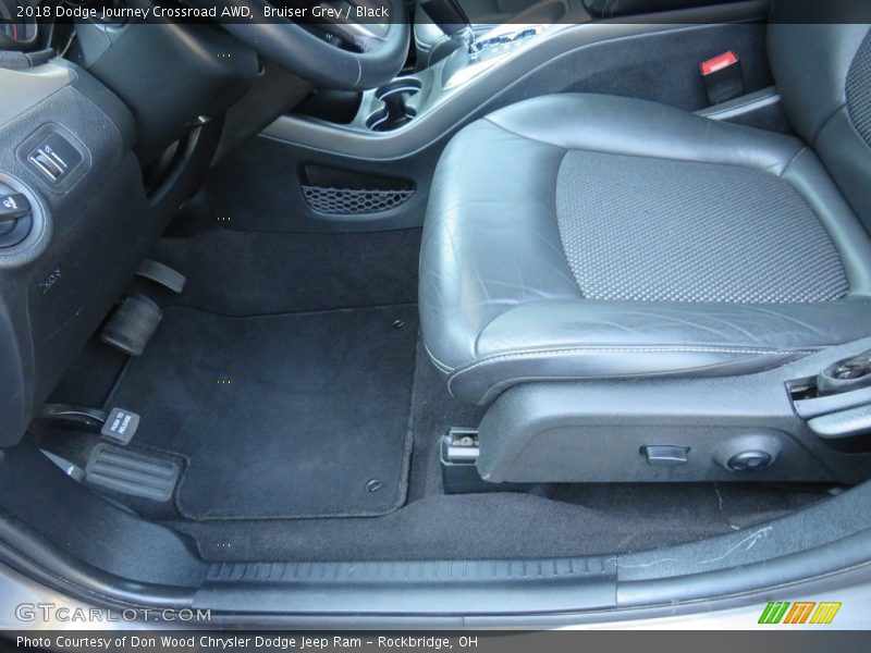 Bruiser Grey / Black 2018 Dodge Journey Crossroad AWD