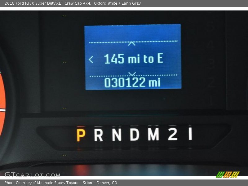 Oxford White / Earth Gray 2018 Ford F350 Super Duty XLT Crew Cab 4x4