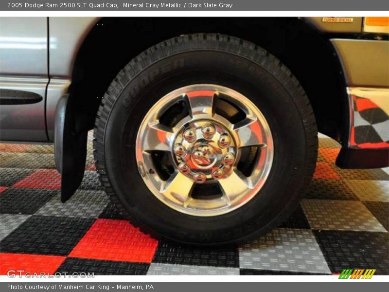 Mineral Gray Metallic / Dark Slate Gray 2005 Dodge Ram 2500 SLT Quad Cab