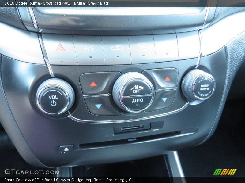 Bruiser Grey / Black 2018 Dodge Journey Crossroad AWD