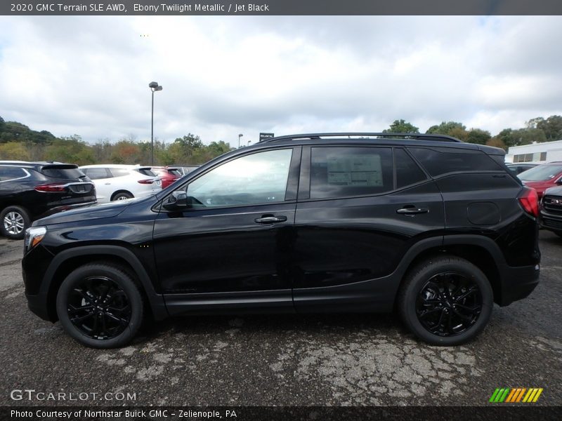 Ebony Twilight Metallic / Jet Black 2020 GMC Terrain SLE AWD