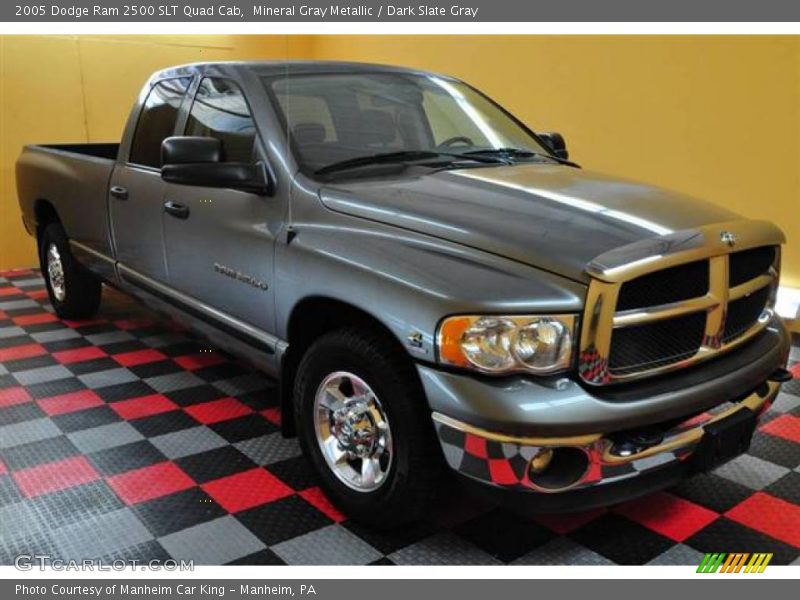 Mineral Gray Metallic / Dark Slate Gray 2005 Dodge Ram 2500 SLT Quad Cab
