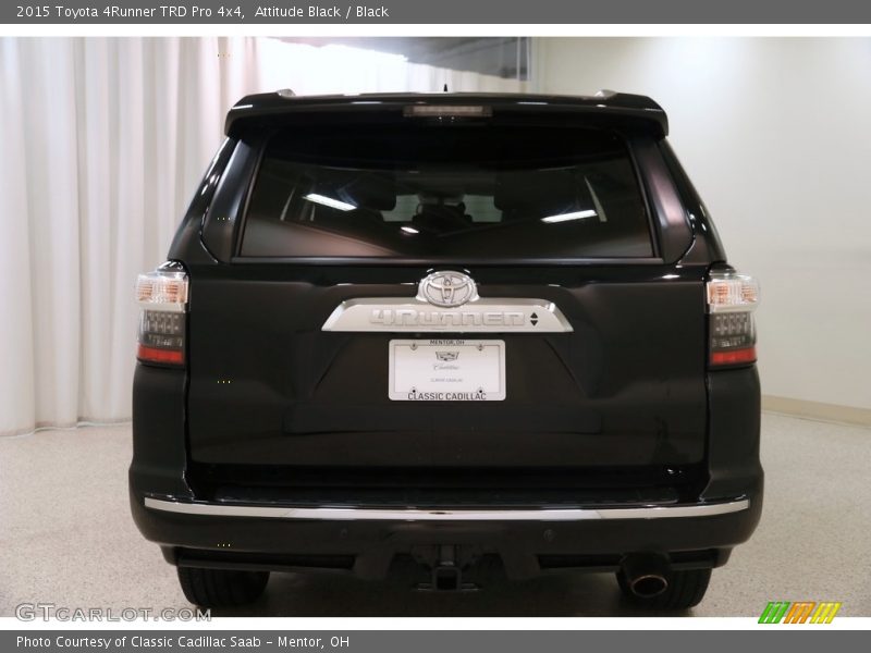 Attitude Black / Black 2015 Toyota 4Runner TRD Pro 4x4