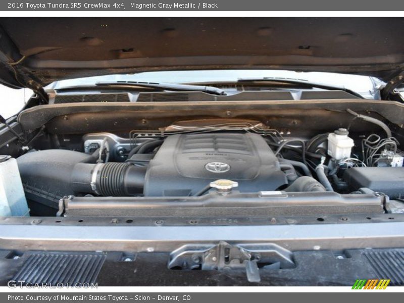 Magnetic Gray Metallic / Black 2016 Toyota Tundra SR5 CrewMax 4x4
