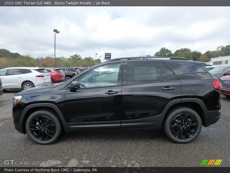 Ebony Twilight Metallic / Jet Black 2020 GMC Terrain SLE AWD