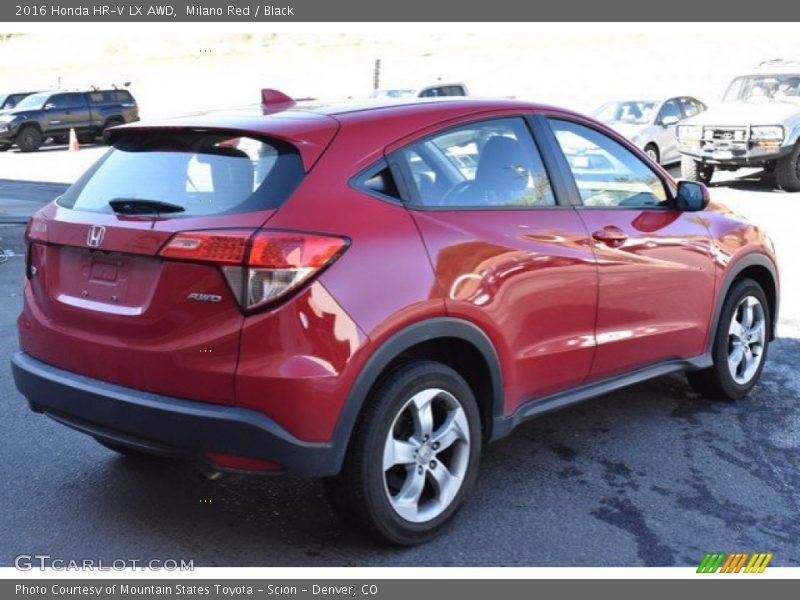 Milano Red / Black 2016 Honda HR-V LX AWD