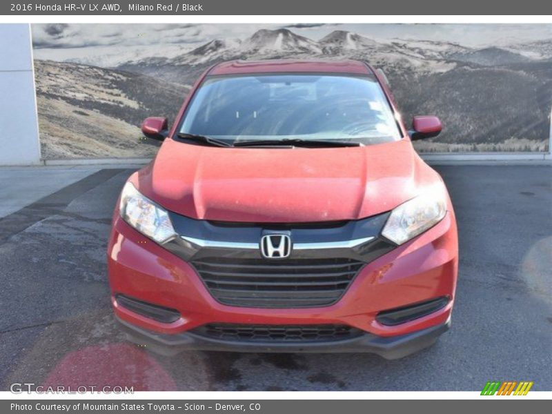 Milano Red / Black 2016 Honda HR-V LX AWD