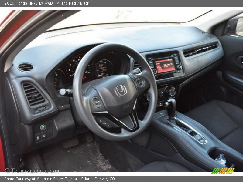Milano Red / Black 2016 Honda HR-V LX AWD