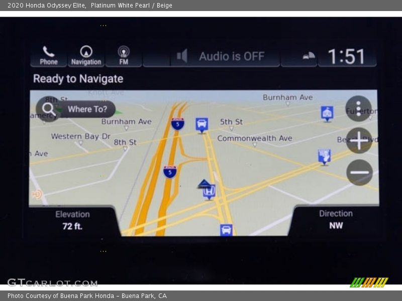 Platinum White Pearl / Beige 2020 Honda Odyssey Elite