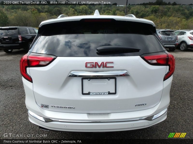 White Frost Tricoat / Light Platinum/­Taupe 2020 GMC Terrain Denali AWD