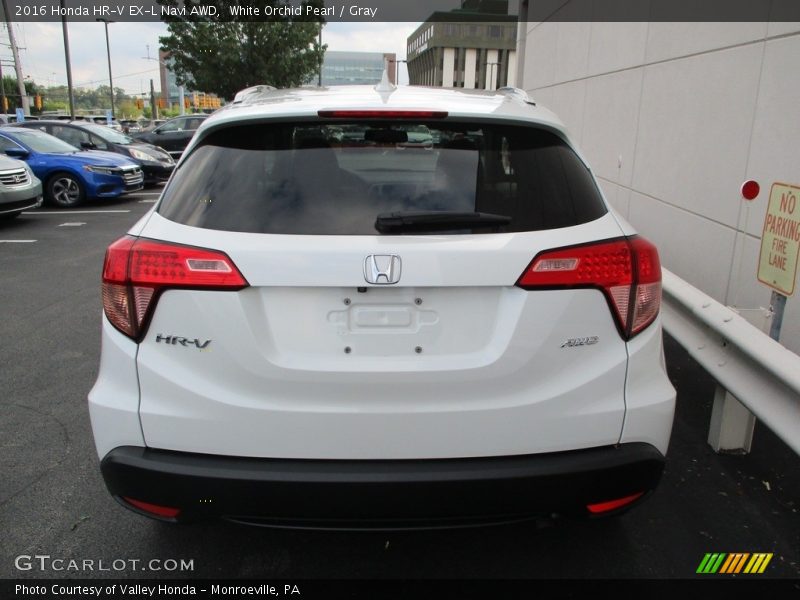 White Orchid Pearl / Gray 2016 Honda HR-V EX-L Navi AWD