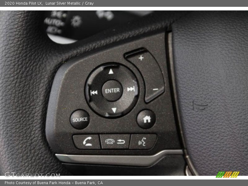 Lunar Silver Metallic / Gray 2020 Honda Pilot LX