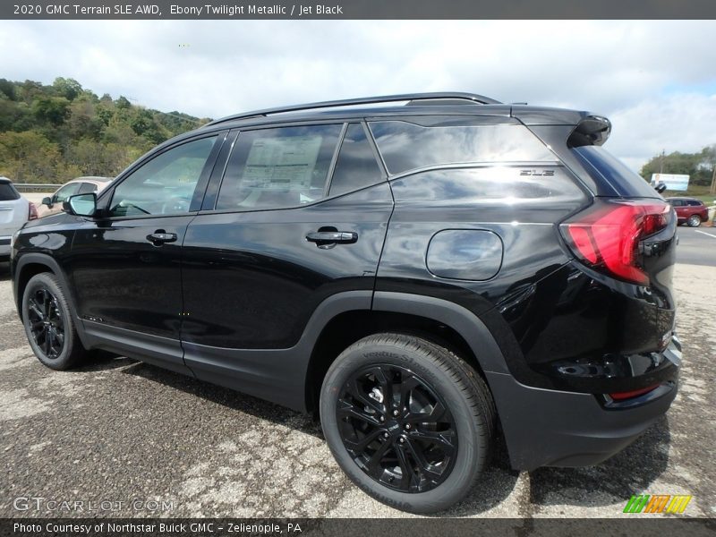 Ebony Twilight Metallic / Jet Black 2020 GMC Terrain SLE AWD