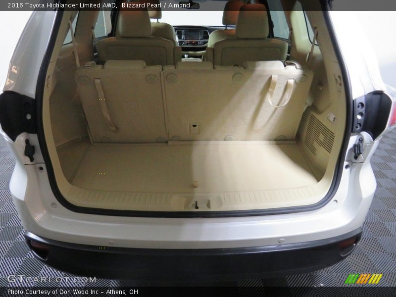 Blizzard Pearl / Almond 2016 Toyota Highlander Limited AWD