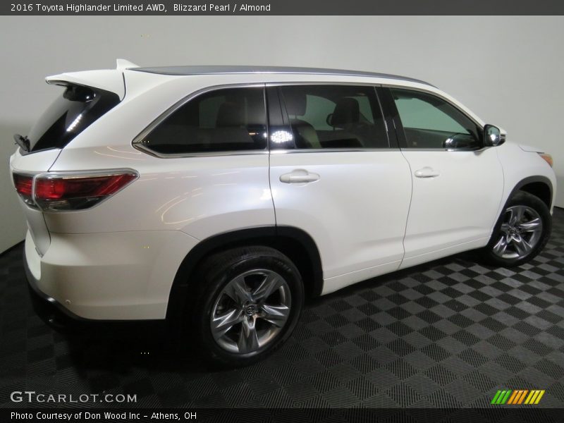 Blizzard Pearl / Almond 2016 Toyota Highlander Limited AWD