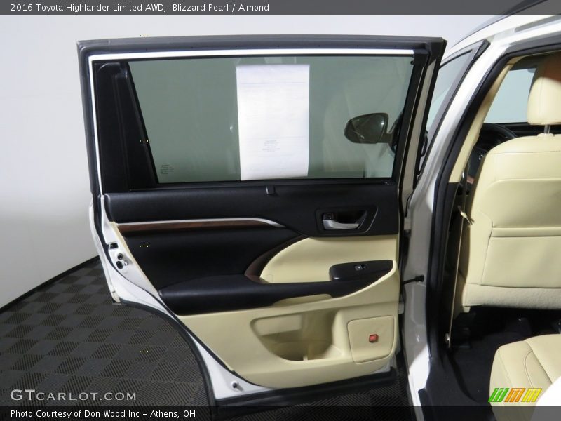 Blizzard Pearl / Almond 2016 Toyota Highlander Limited AWD