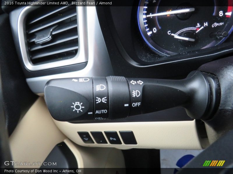Blizzard Pearl / Almond 2016 Toyota Highlander Limited AWD