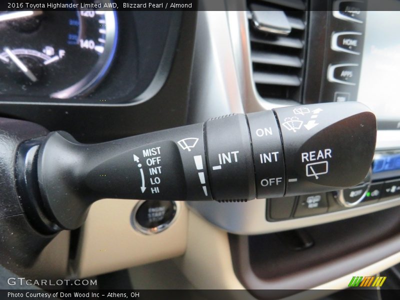 Blizzard Pearl / Almond 2016 Toyota Highlander Limited AWD