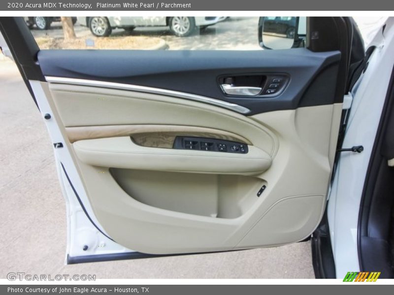 Platinum White Pearl / Parchment 2020 Acura MDX Technology