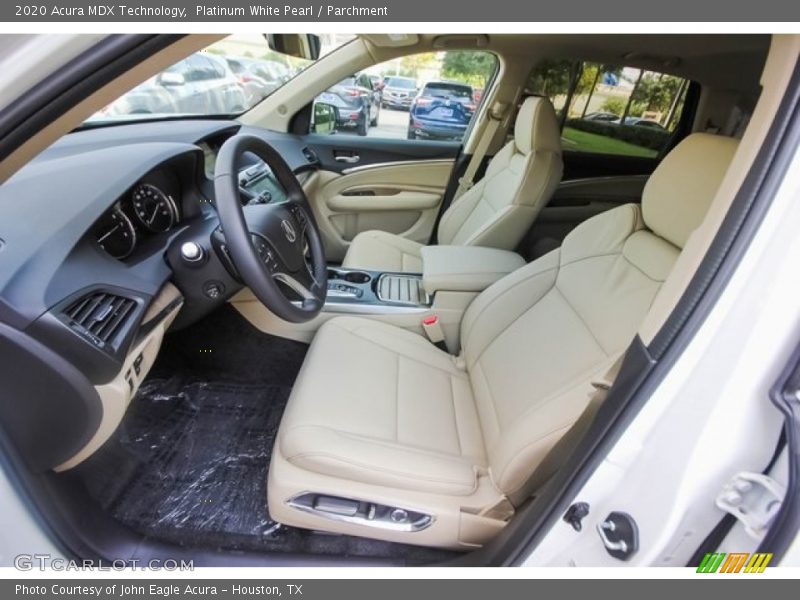 Platinum White Pearl / Parchment 2020 Acura MDX Technology