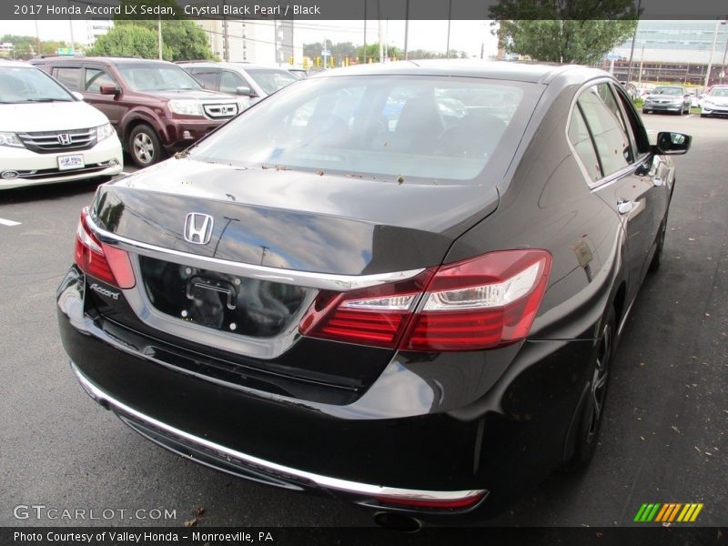 Crystal Black Pearl / Black 2017 Honda Accord LX Sedan