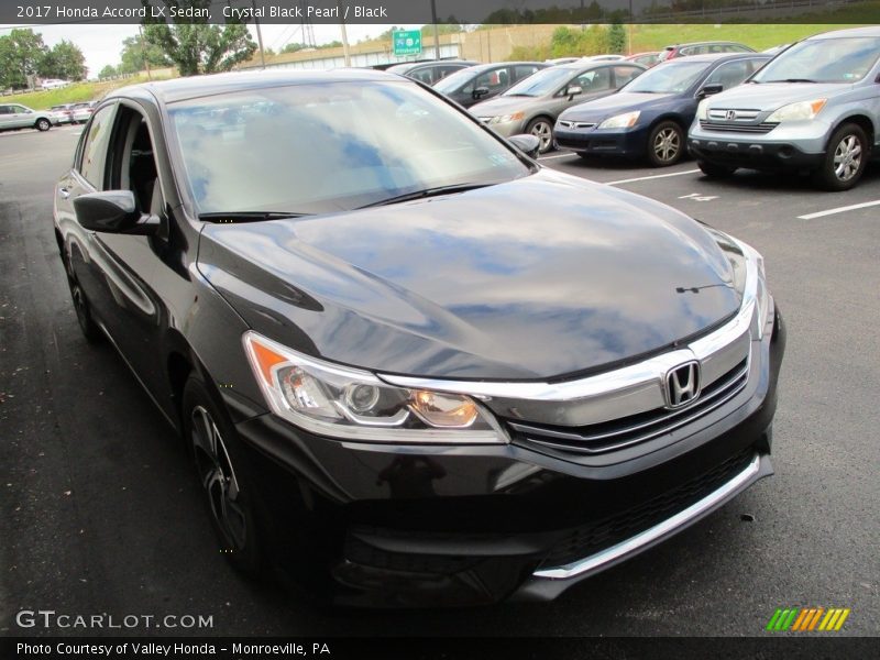 Crystal Black Pearl / Black 2017 Honda Accord LX Sedan