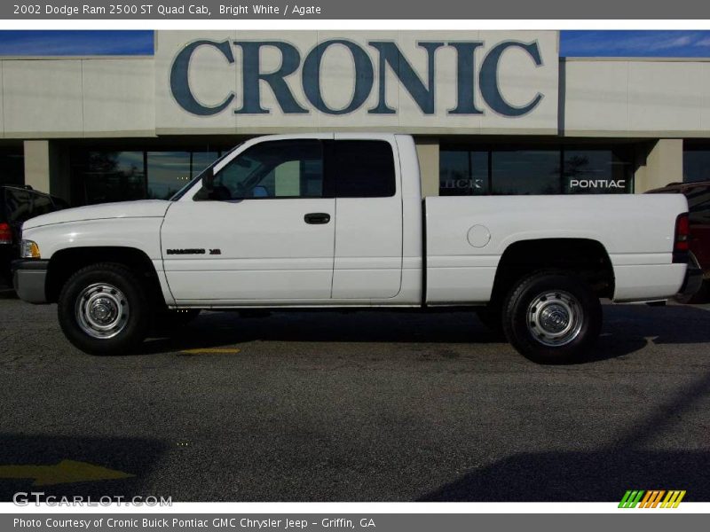Bright White / Agate 2002 Dodge Ram 2500 ST Quad Cab