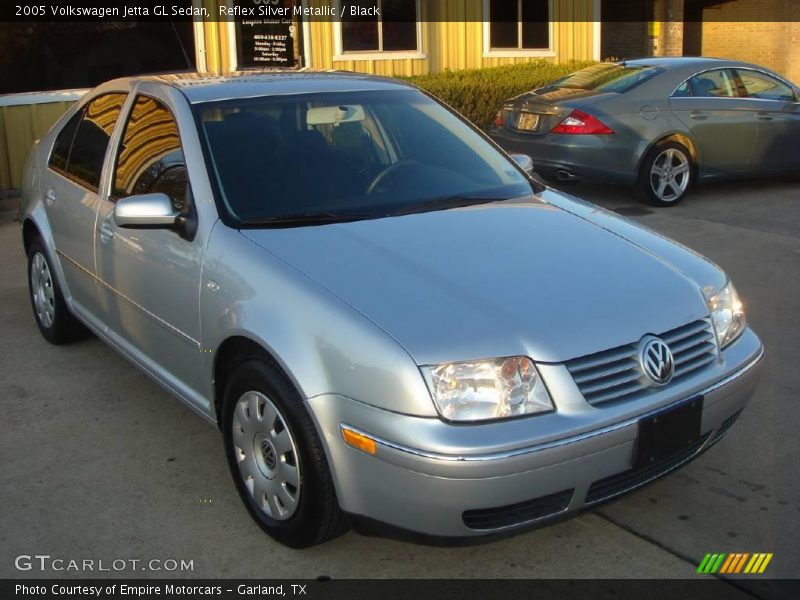 Reflex Silver Metallic / Black 2005 Volkswagen Jetta GL Sedan