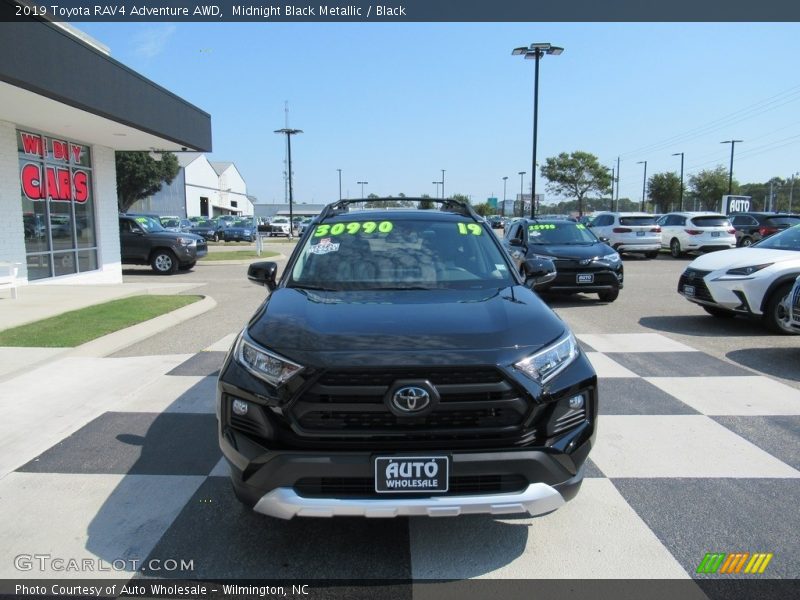 Midnight Black Metallic / Black 2019 Toyota RAV4 Adventure AWD
