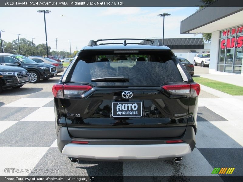 Midnight Black Metallic / Black 2019 Toyota RAV4 Adventure AWD