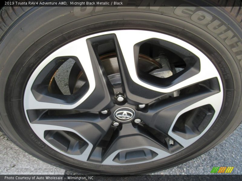 Midnight Black Metallic / Black 2019 Toyota RAV4 Adventure AWD