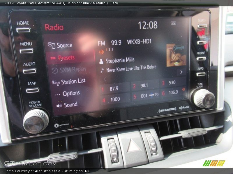 Midnight Black Metallic / Black 2019 Toyota RAV4 Adventure AWD